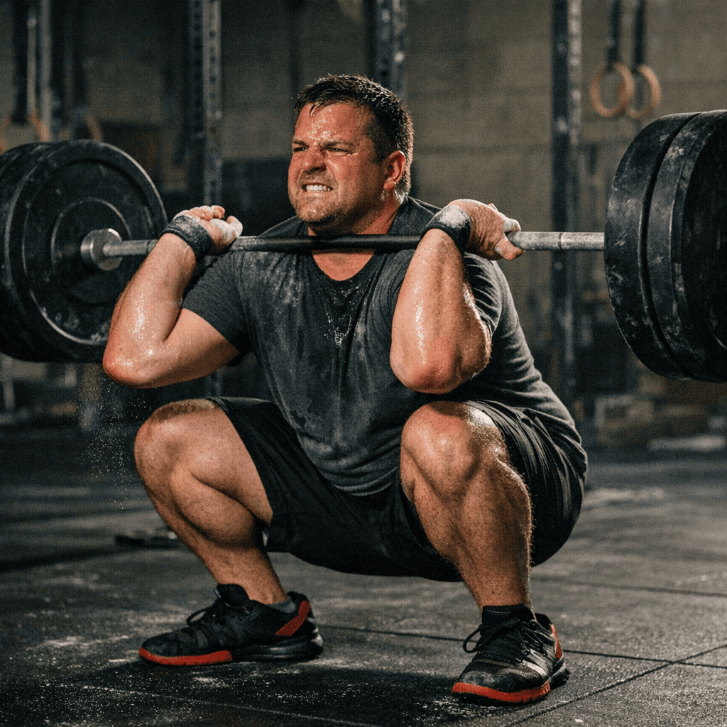 Athletes working out in a functional fitness gym